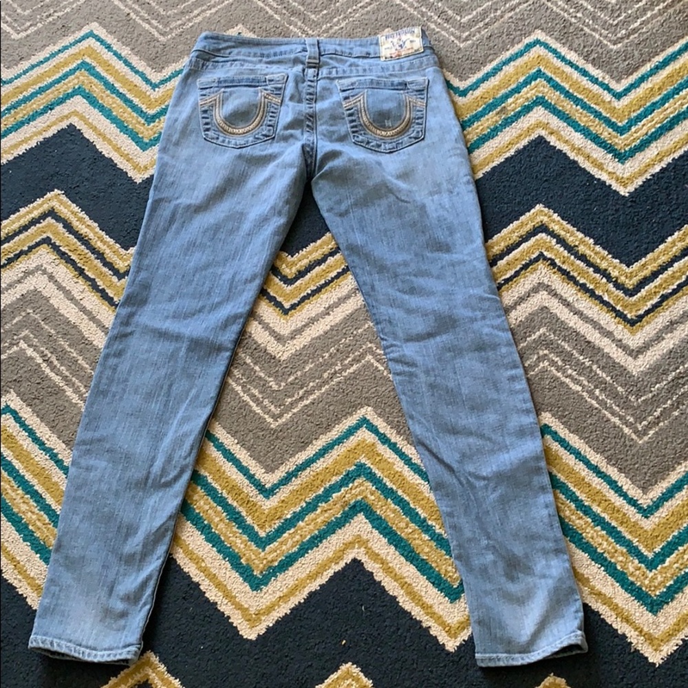 True Religion Size 30 skinny jeans.